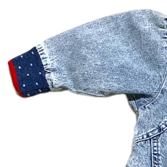 Vintage Little Levi's Acid Washed Denim Romper - Picture 6 of 15